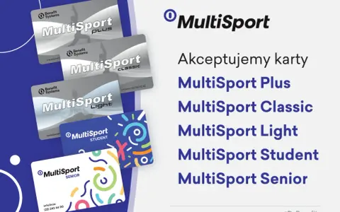 Karty MultiSport Plus, Classic, Light, Student i Senior.