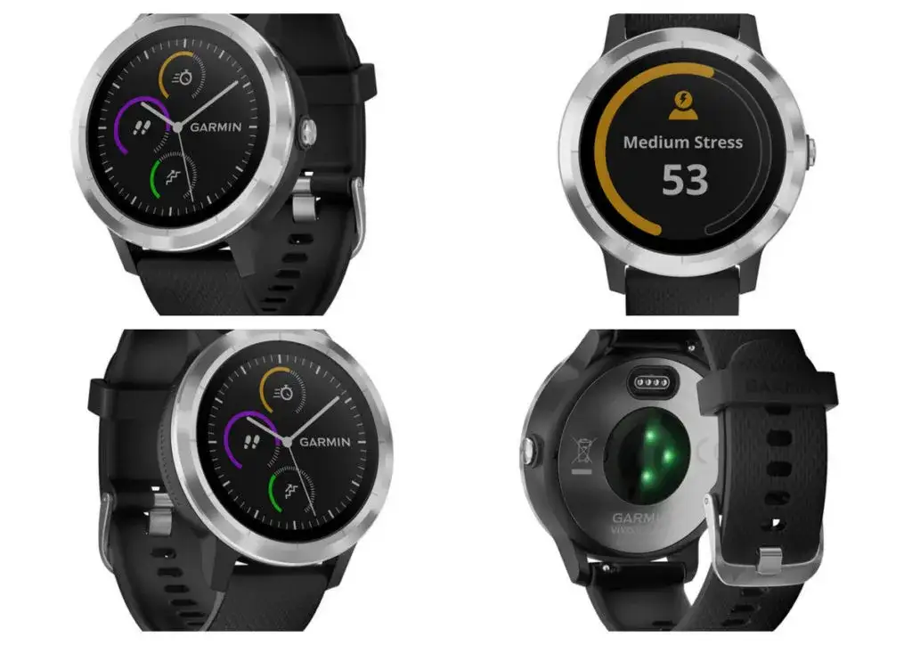 Garmin Vivoactive 3 na nadgarstku podczas biegu