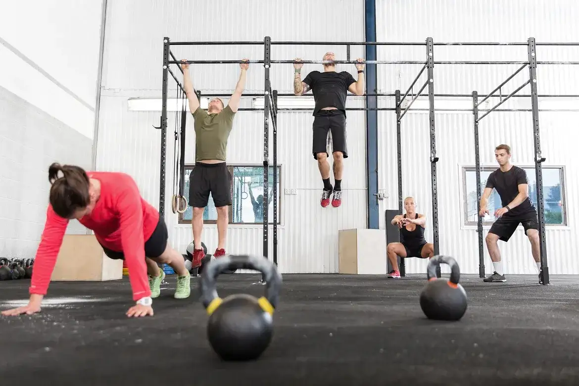 korzyści z treningu crossfit przed i po